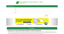 Desktop Screenshot of ebanknet.bs-opole.com.pl